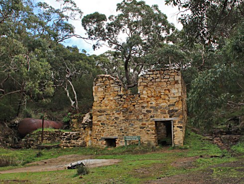Crushing house and old boiler